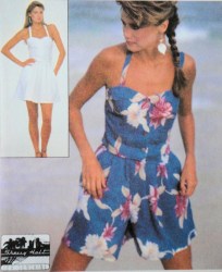8024 82 STRAPPY BUTTON CAMISOLE, SKIRT, CULOTTES PATTERN 10, 12